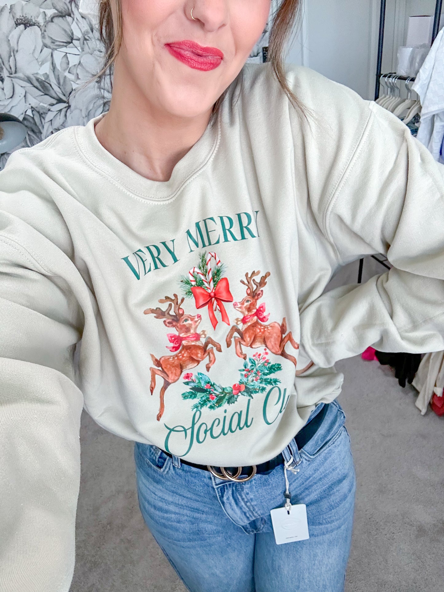 Very Merry Social Club Pullover *LAST ONE*