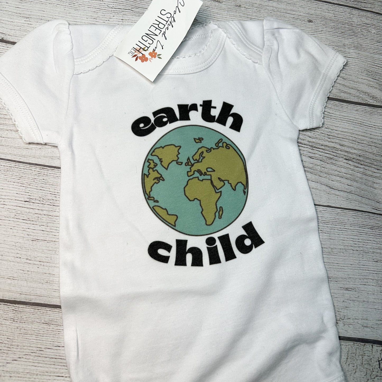 Earth Child Scallop Onesie