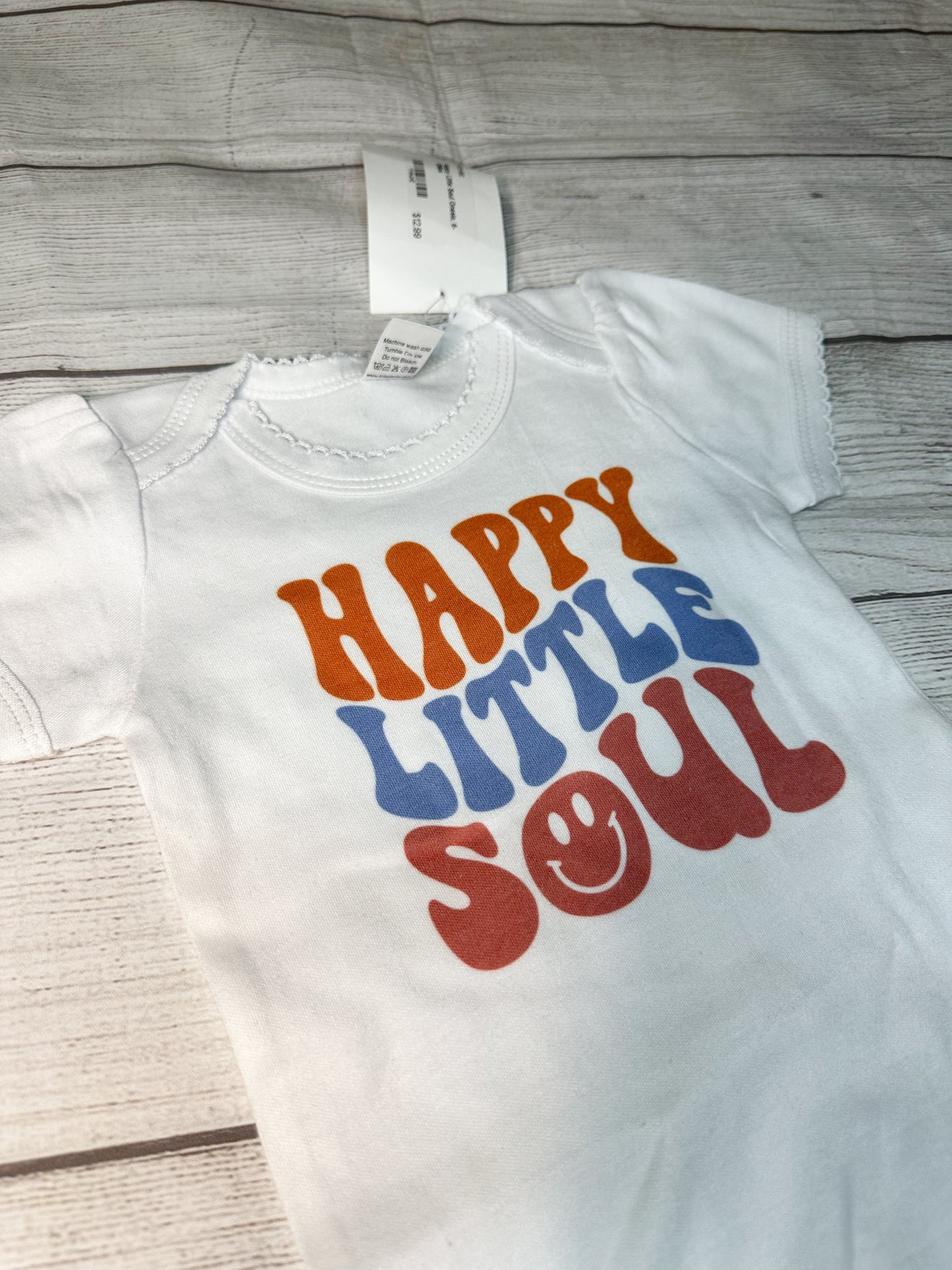 Happy Little Soul Scallop Onesie