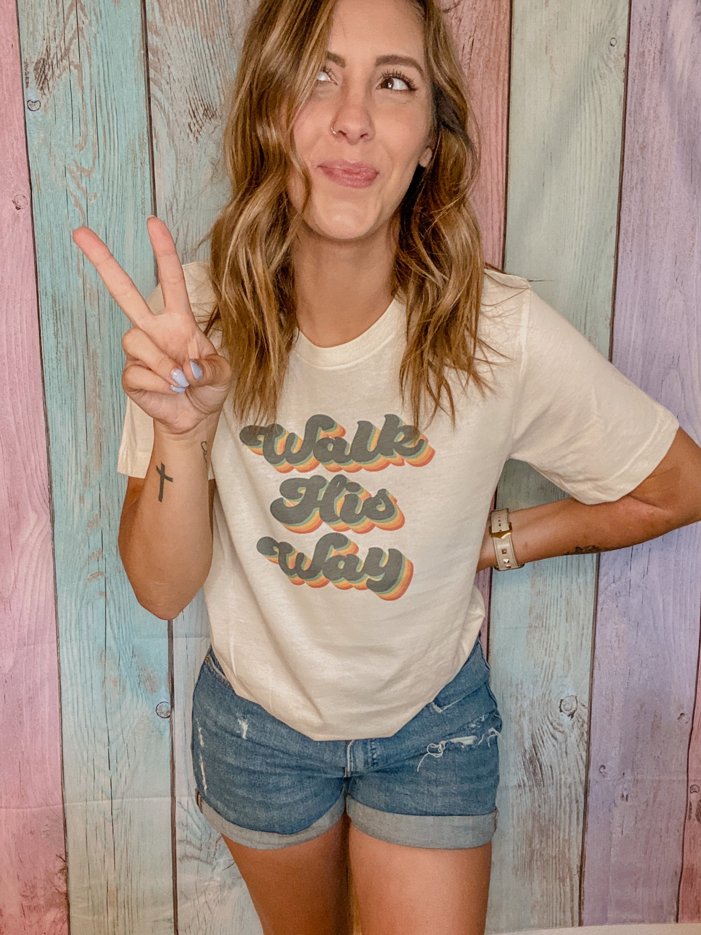 Walk His Way Tee
