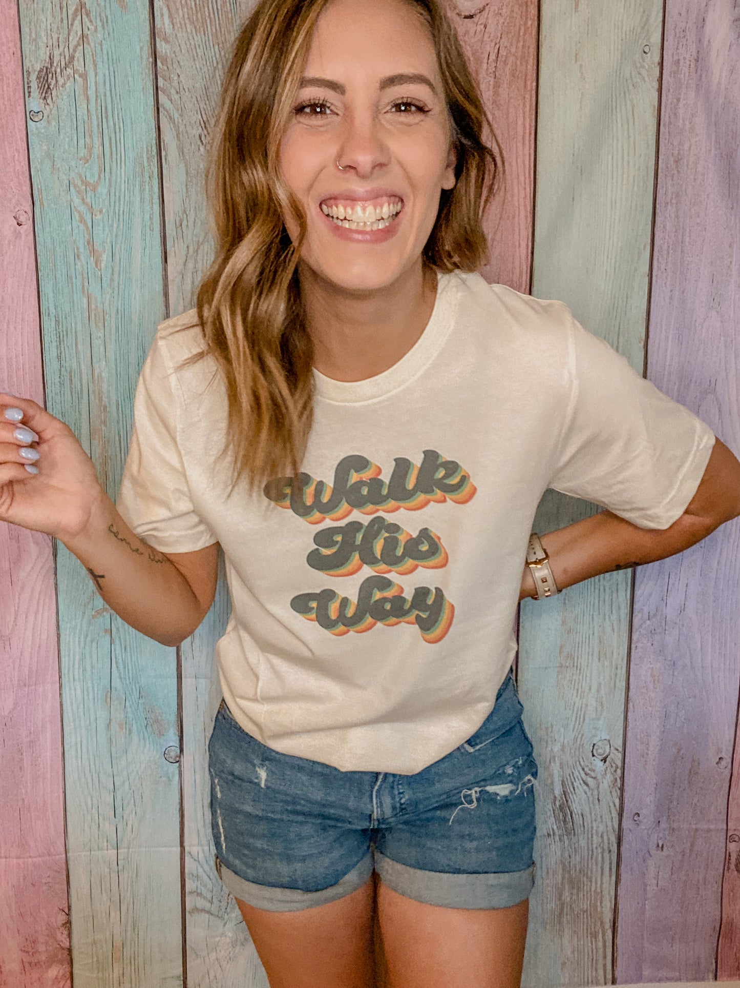 Walk His Way Tee