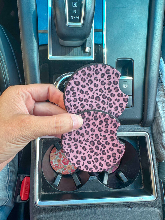 Leopard Car Coaster
