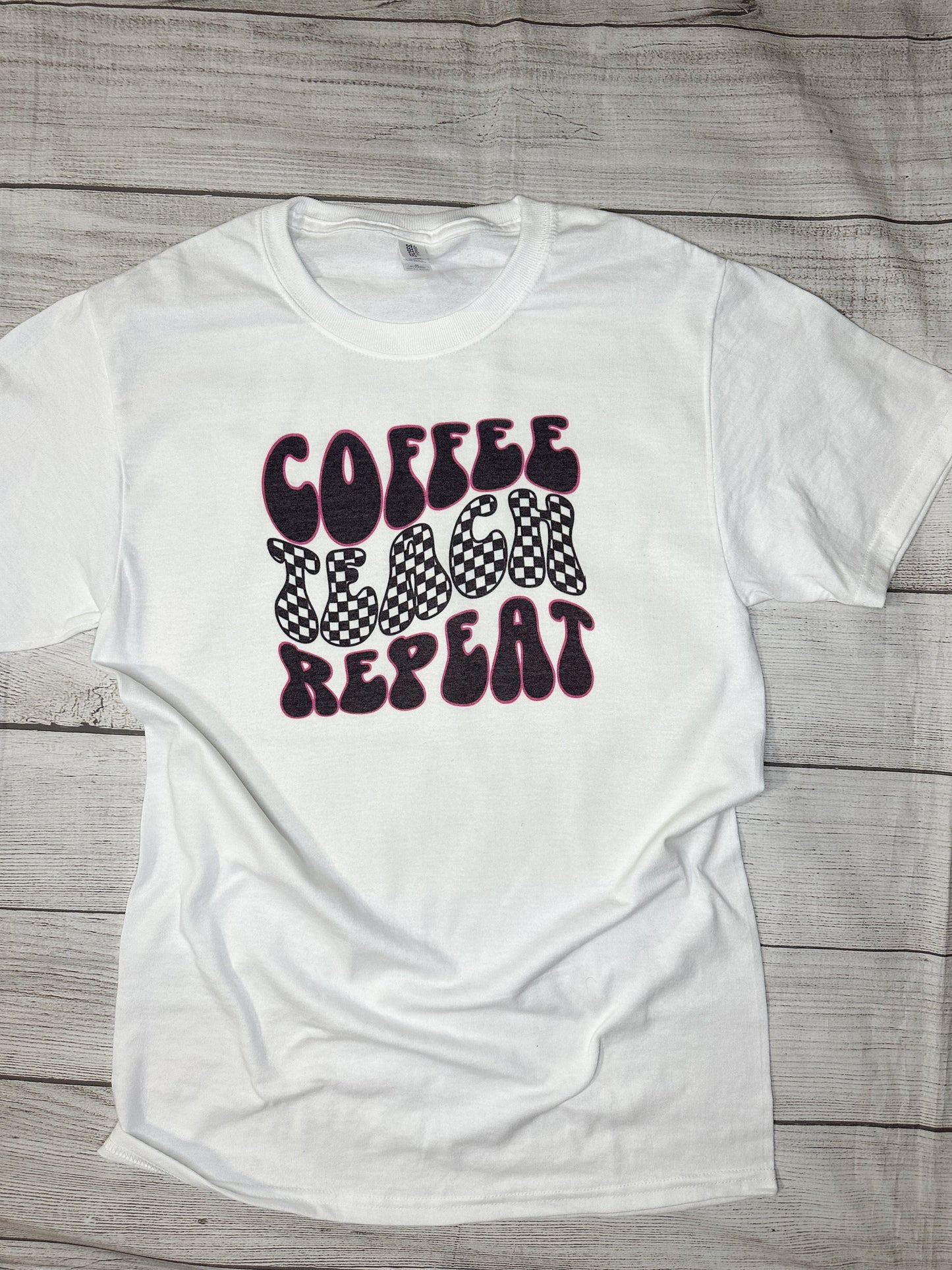 Coffee, Teach, Repeat Tee