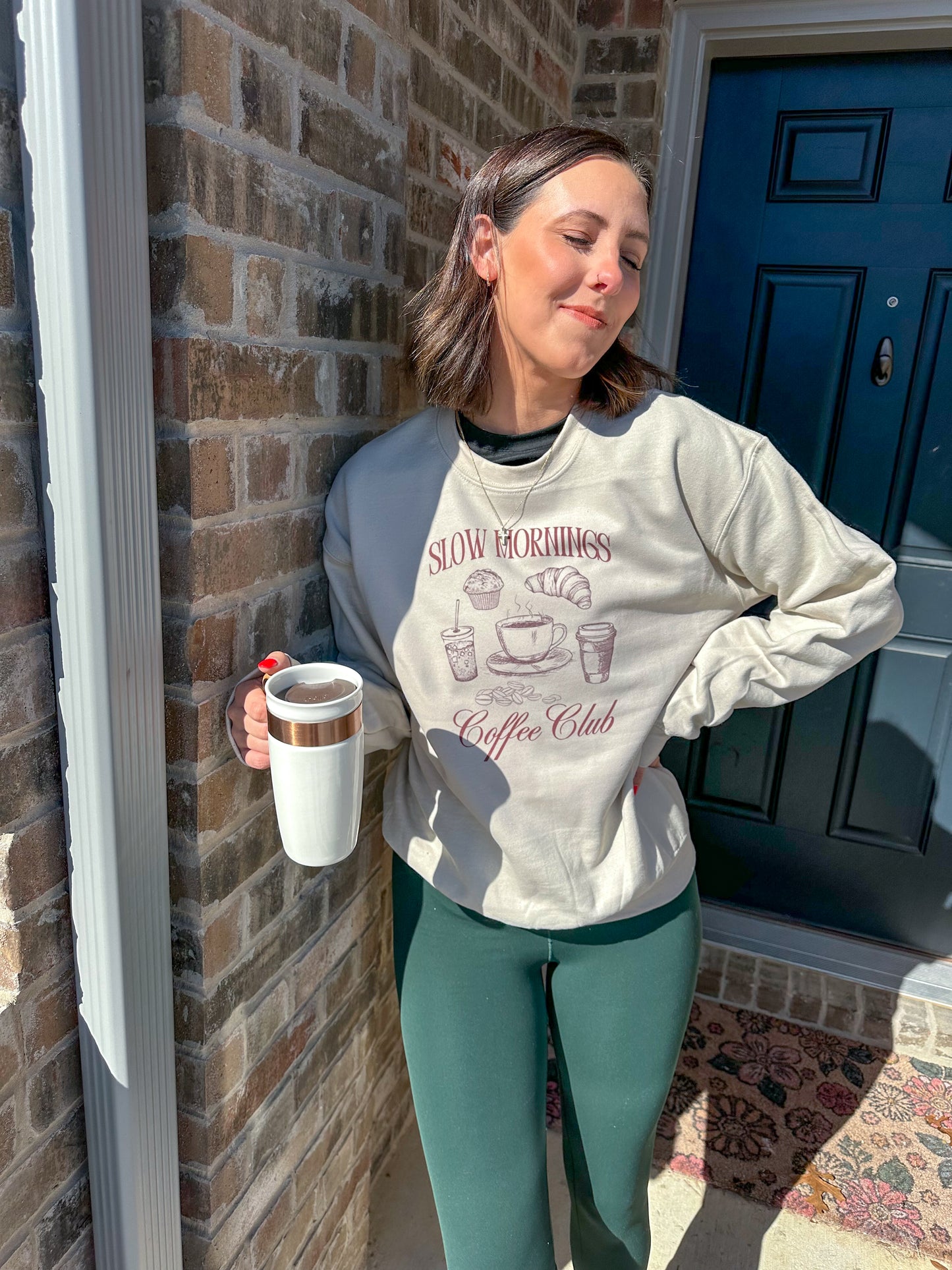 Slow Mornings Coffee Club Pullover