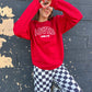 John 3:16 Loved Pullover: Cherry Red