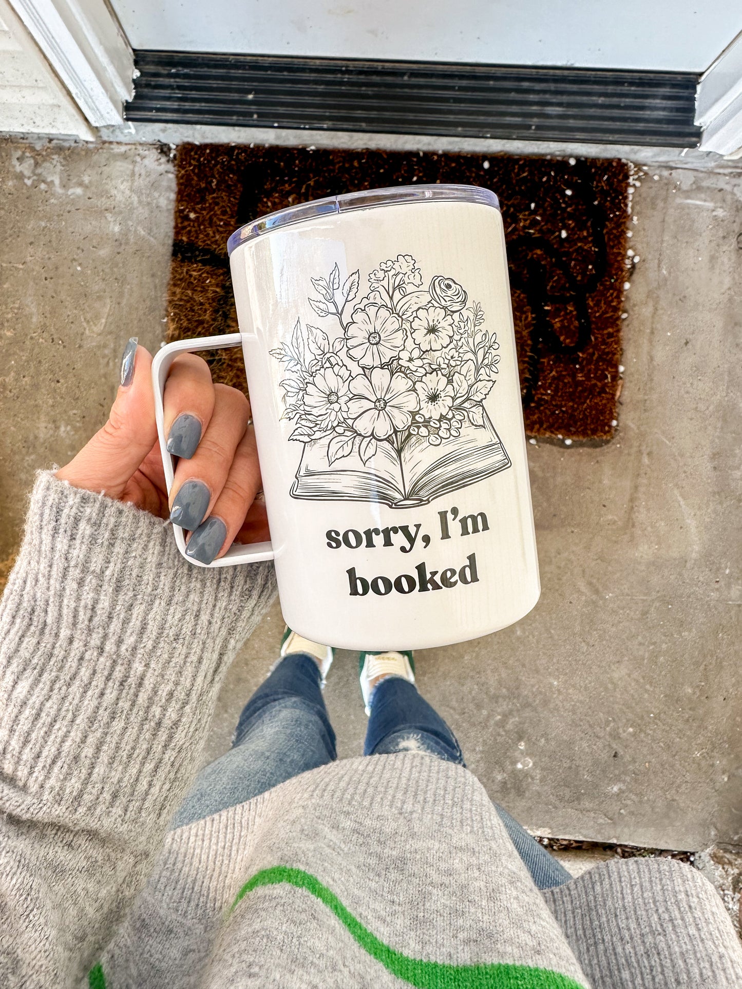 Sorry, I'm Booked Travel Mug