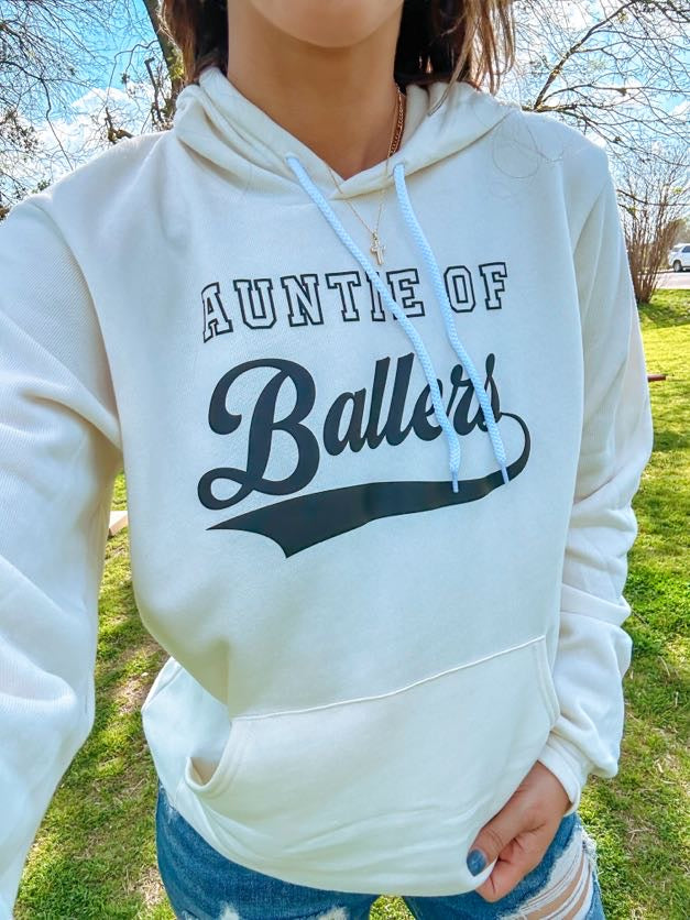 Auntie Of Ballers Hoodie