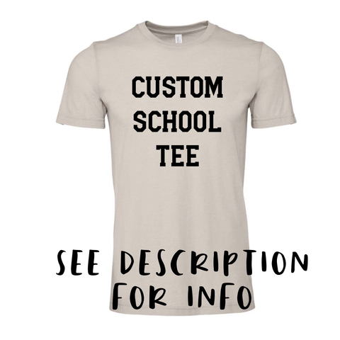 Custom Grade Level Tee *SEE INFO*
