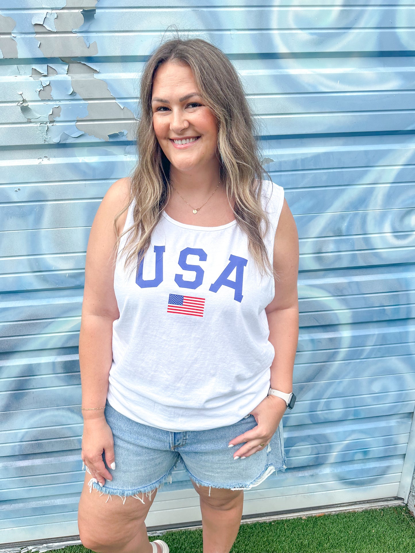 USA Unisex Muscle Tank