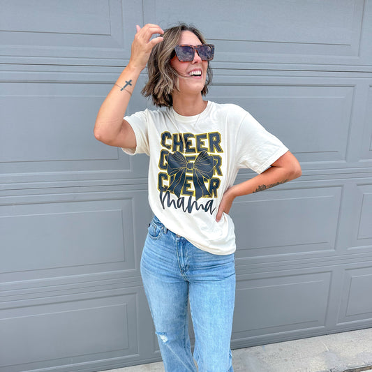 Cheer Mama Bow Tee