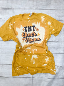 Bleached Floral TNT Cheer Mama Tee *Pre-order*