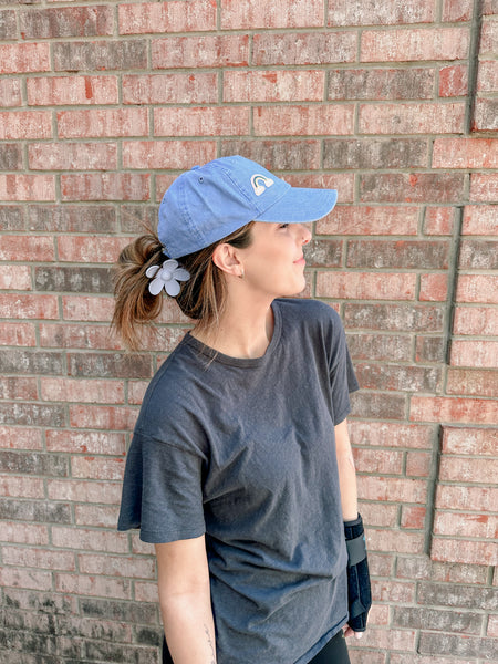 Minimalistic Rainbow Patch Hat