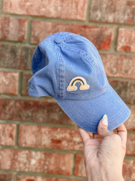 Minimalistic Rainbow Patch Hat