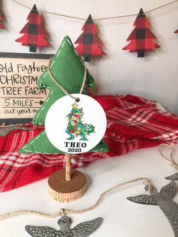 Tree Rex Ornament with Name