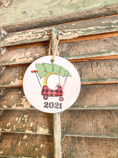 Custom Cozy Coupe Ornament