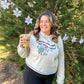 Never Too Cold For Iced Coffee Crop Hoodie