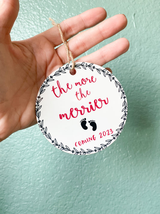 Pregnancy Announcement Ornament